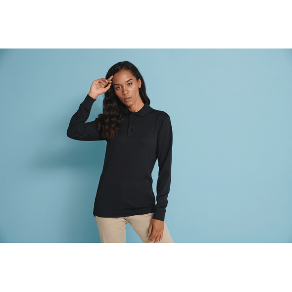 Henbury | Coolplus Langarm-Poloshirt
